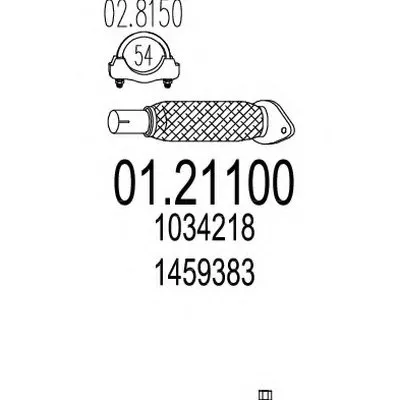 Труба выхлопного газа MTS купить