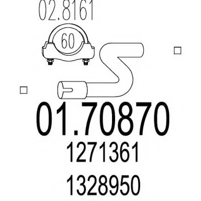 Труба выхлопного газа MTS купить