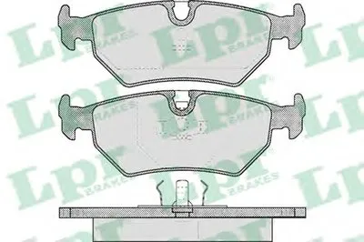 Комплект тормозных колодок, дисковый тормоз LPR купить
