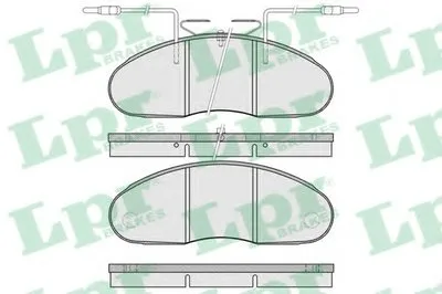 Комплект тормозных колодок, дисковый тормоз LPR купить