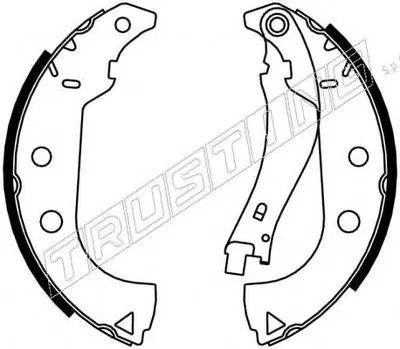 Комплект тормозных колодок REPARATION KIT TRUSTING купить