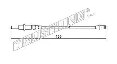 Сигнализатор, износ тормозных колодок TRUSTING купить