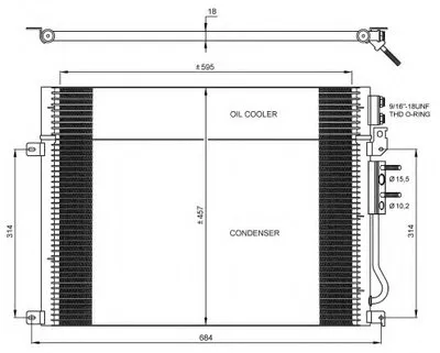 Конденсатор, кондиционер EASY FIT NRF купить