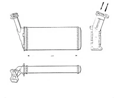 Теплообменник, отопление салона NRF купить