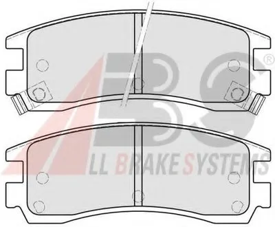 Комплект тормозных колодок, дисковый тормоз A.B.S. купить