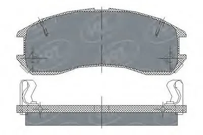 Комплект тормозных колодок, дисковый тормоз SCT Germany купить