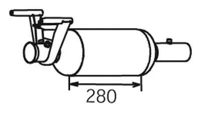 Сажевый / частичный фильтр, система выхлопа ОГ DINEX купить