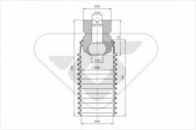Пылезащитный комплект, амортизатор HUTCHINSON купить