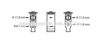 Расширительный клапан, кондиционер AVA QUALITY COOLING купить