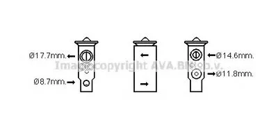 Расширительный клапан, кондиционер AVA QUALITY COOLING купить