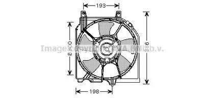 Вентилятор, охлаждение двигателя AVA QUALITY COOLING купить