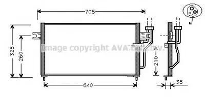 Конденсатор, кондиционер AVA QUALITY COOLING купить