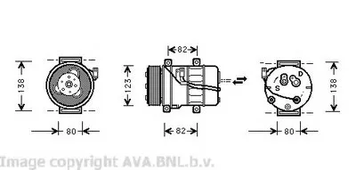 Компрессор, кондиционер AVA QUALITY COOLING купить