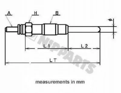 Свеча накаливания NIPPARTS купить