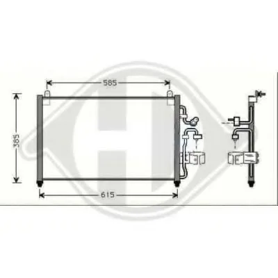 Конденсатор, кондиционер DIEDERICHS купить