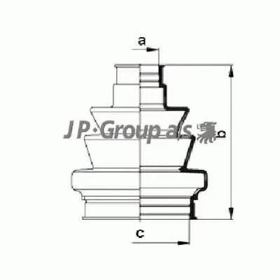 Комплект пылника, приводной вал QH JP GROUP купить