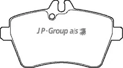 Комплект тормозных колодок, дисковый тормоз QH JP GROUP купить