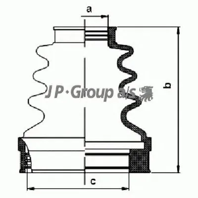 Комплект пылника, приводной вал QH JP GROUP купить