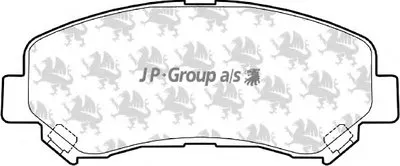 Комплект тормозных колодок, дисковый тормоз QH JP GROUP купить