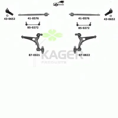 Подвеска колеса KAGER купить