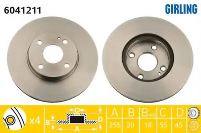 Тормозной диск GIRLING купить