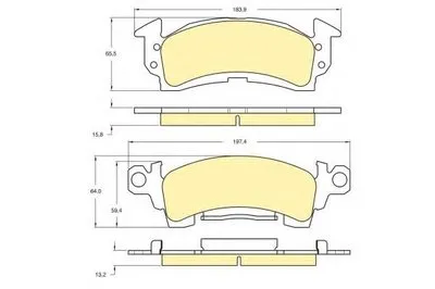 Комплект тормозных колодок, дисковый тормоз GIRLING купить