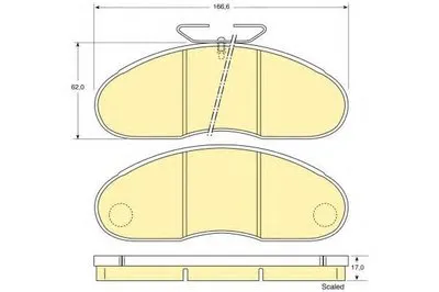 Комплект тормозных колодок, дисковый тормоз GIRLING купить