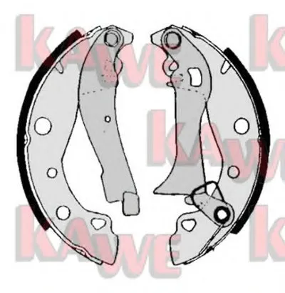 Комплект тормозных колодок KAWE купить