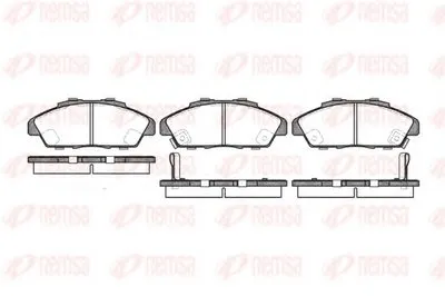 Комплект тормозных колодок, дисковый тормоз KAWE купить