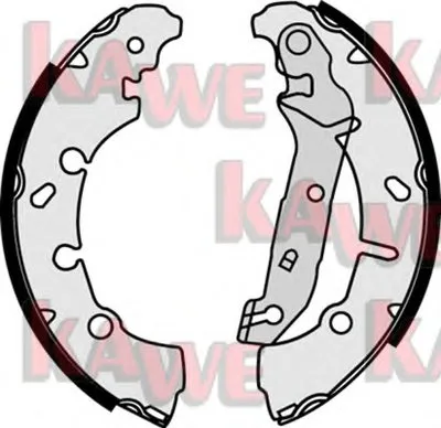 Комплект тормозных колодок KAWE купить