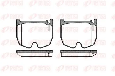 Комплект тормозных колодок, дисковый тормоз KAWE купить