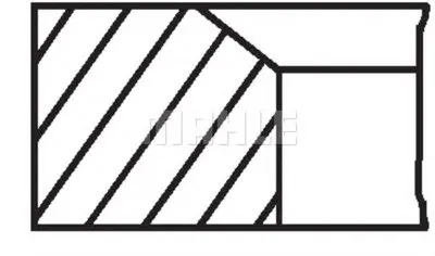 Комплект поршневых колец MAHLE ORIGINAL купить