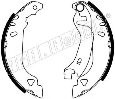 Комплект тормозных колодок fri.tech. купить