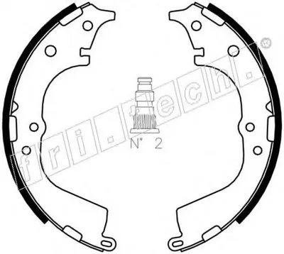 Комплект тормозных колодок fri.tech. купить