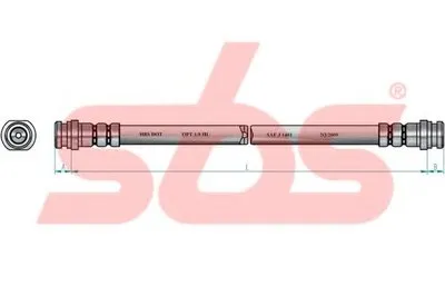 Тормозной шланг sbs купить