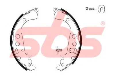 Комплект тормозных колодок sbs купить