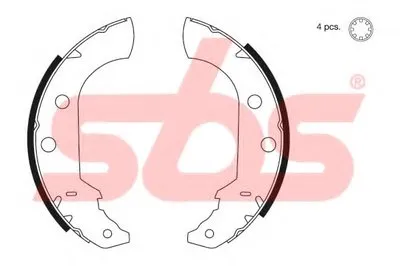 Комплект тормозных колодок sbs купить
