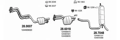 Система выпуска ОГ ASSO купить
