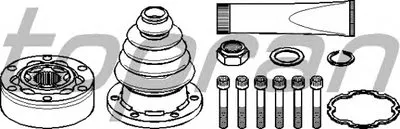 Шарнирный комплект, приводной вал TOPRAN купить