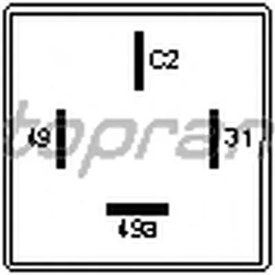 Реле аварийной световой сигнализация TOPRAN купить