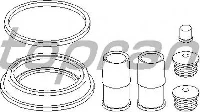 Ремкомплект, тормозной суппорт TOPRAN купить