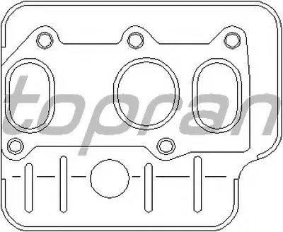 Прокладка, выпускной коллектор TOPRAN купить
