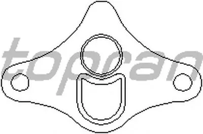Прокладка, клапан возврата ОГ TOPRAN купить