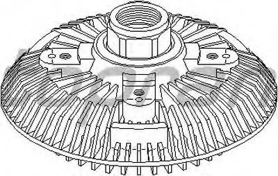 Сцепление, вентилятор радиатора TOPRAN купить