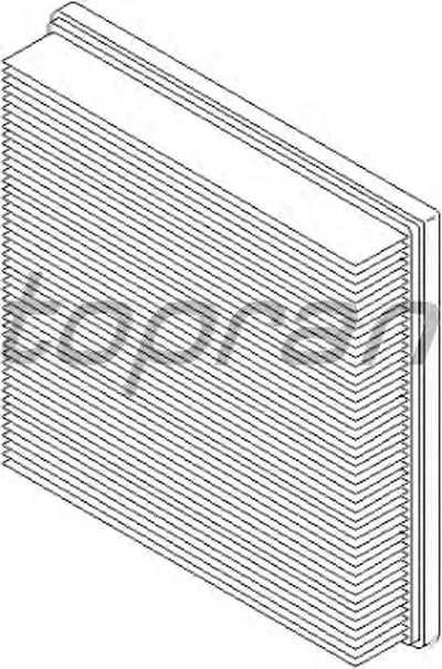 Воздушный фильтр TOPRAN купить