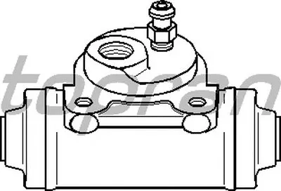 Колесный тормозной цилиндр TOPRAN купить