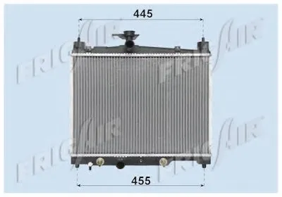 Радиатор, охлаждение двигателя FRIGAIR купить