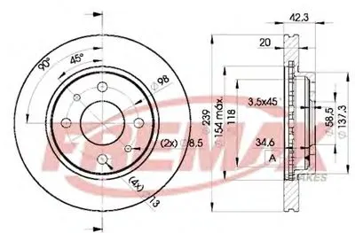 Тормозной диск Premium Carbon + FREMAX купить