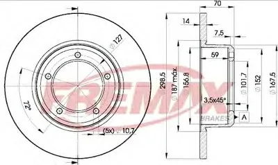 Тормозной диск Premium Carbon + FREMAX купить