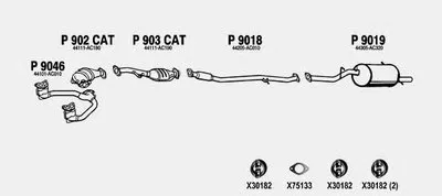 Система выпуска ОГ FENNO купить